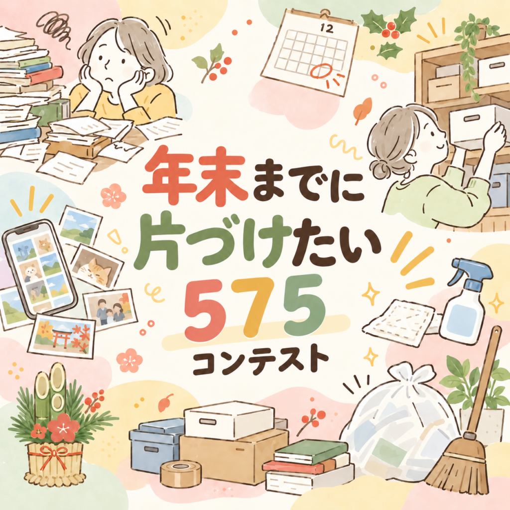 年末までに片づけたい575
